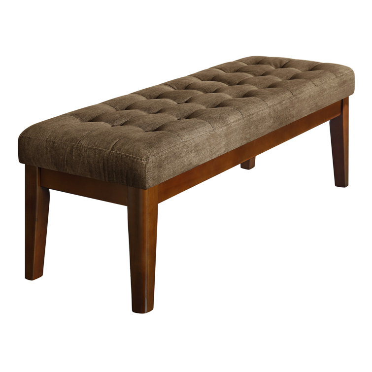 Tufted discount bedroom bench